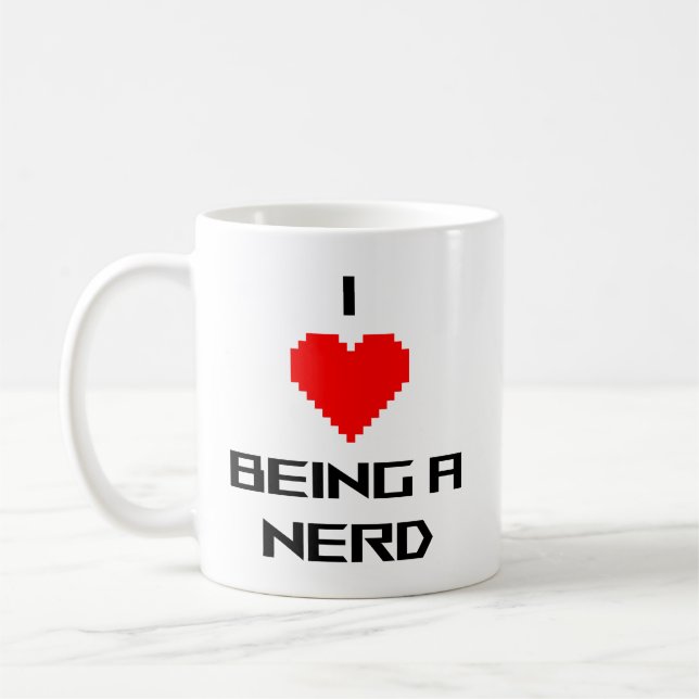 Mug J'adore être une intello (Gauche)