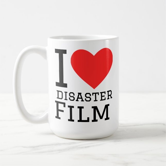 Mug J'adore film de catastrophe (Gauche)