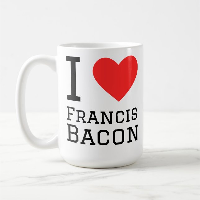 Mug J'adore Francis bacon  (Gauche)