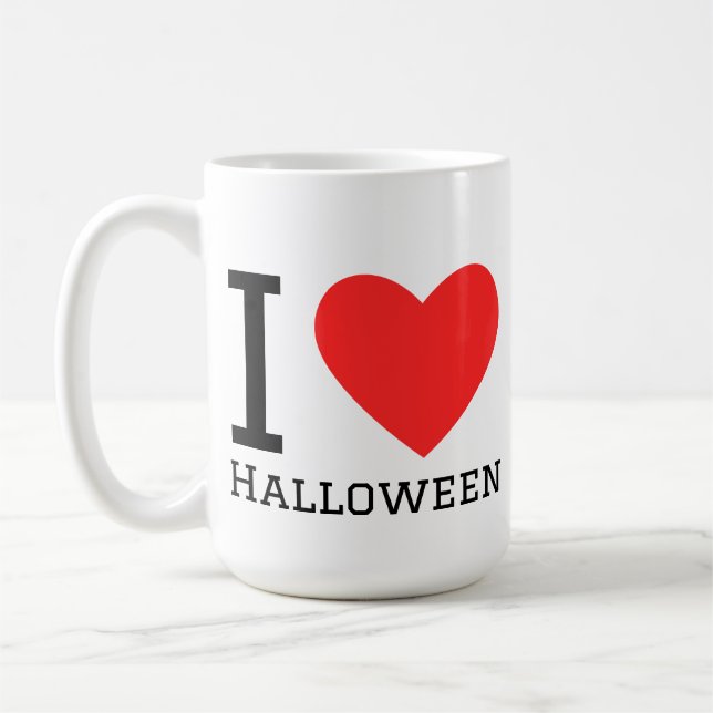 Mug J'adore Halloween  (Gauche)