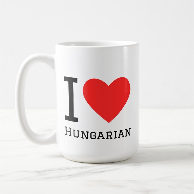 Mug J'adore hongrois (Gauche)