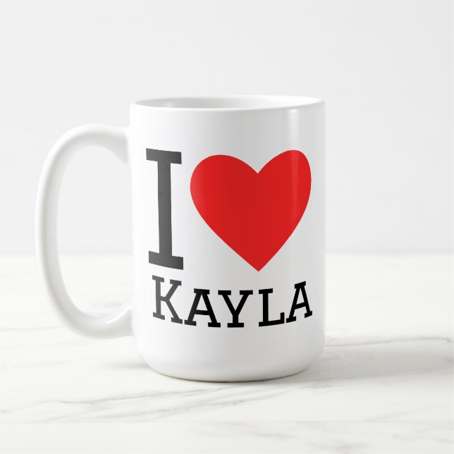 Mug J'adore kayla (Gauche)