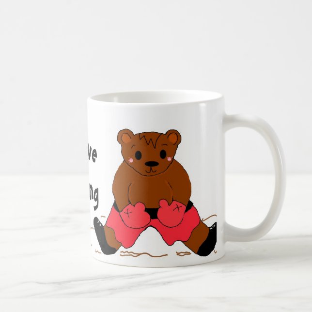 Mug J'adore la boxe (Droite)