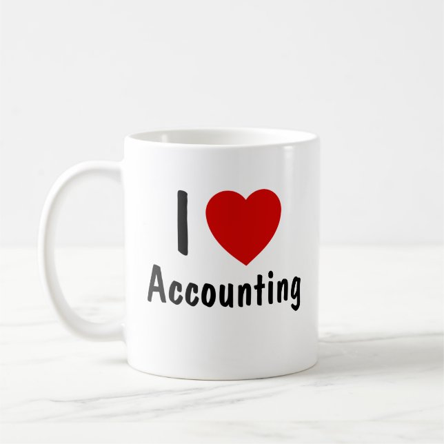 Mug J'adore la comptabilité (Gauche)
