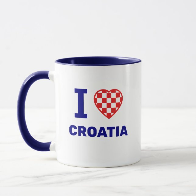 Mug J'adore la Croatie (Gauche)