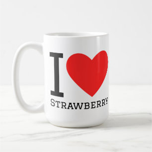 Mug J'adore la fraise