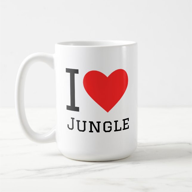 Mug J'adore la jungle (Gauche)