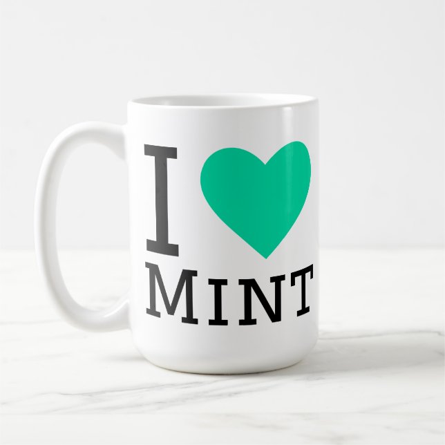 Mug J'adore la menthe (Gauche)