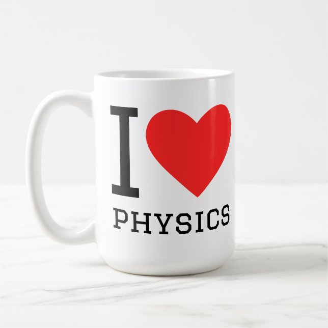 Mug J'adore la physique  (Gauche)