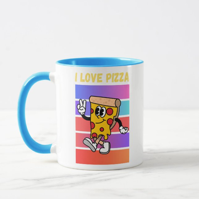 Mug J'adore la pizza. (Gauche)