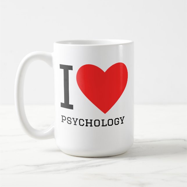 Mug J'adore la psychologie  (Gauche)