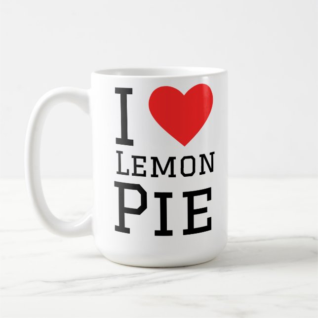Mug J'adore la tarte au citron (Gauche)
