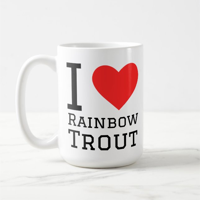 Mug J'adore la truite arc-en-ciel (Gauche)