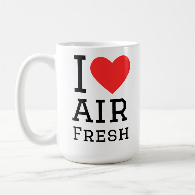 Mug J'adore l'air frais  (Gauche)