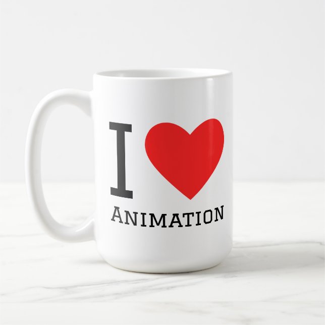 Mug J'adore l'animation  (Gauche)