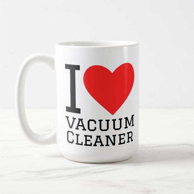 Mug J'adore l'aspirateur (Gauche)