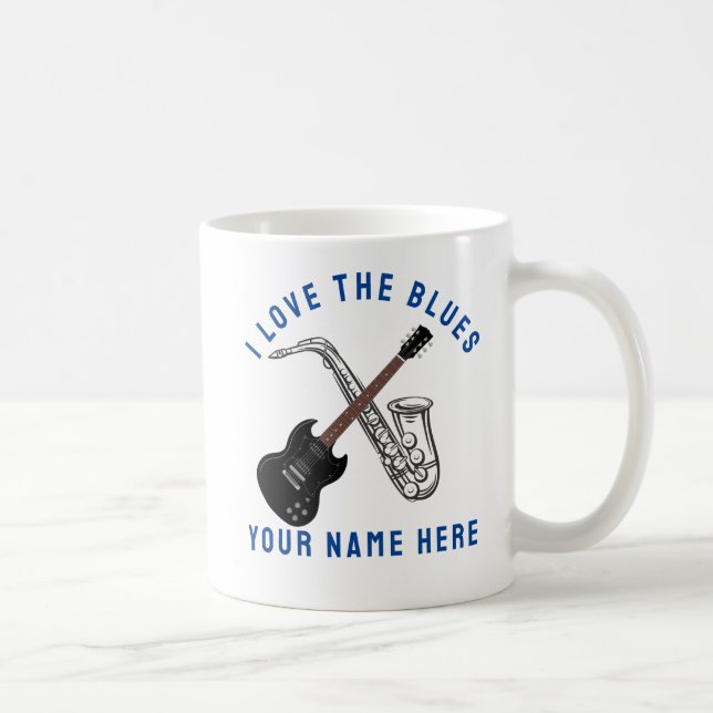 Mug J'adore le blues (Droite)