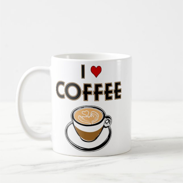 Mug J'adore le café (Gauche)