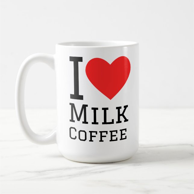 Mug J'adore le café au lait (Gauche)