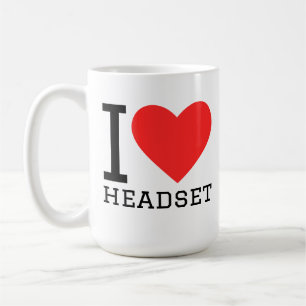 Mug J'adore le casque