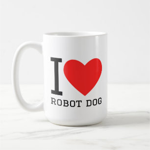 Mug J'adore le chien robot