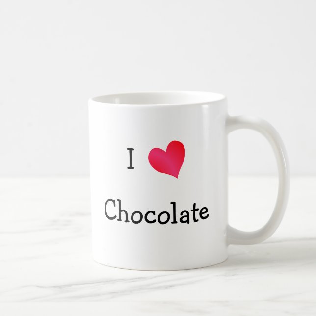 Mug J'adore le chocolat (Droite)