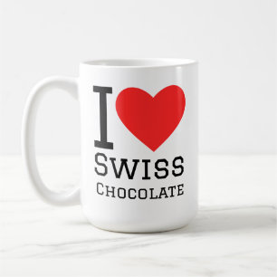 Mug J'adore le chocolat suisse