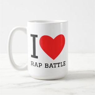 Mug J'adore le combat de rap
