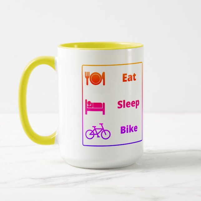 Mug J'adore le cyclisme (Gauche)