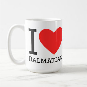 Mug J'adore le dalmatien 