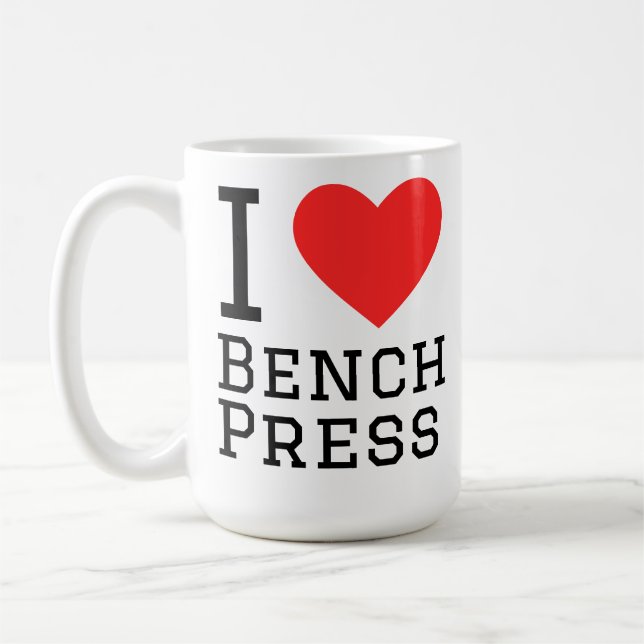 Mug J'adore le développé couché (Gauche)