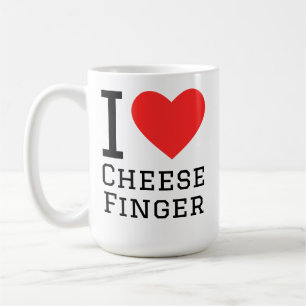 Mug J'adore le doigt de fromage