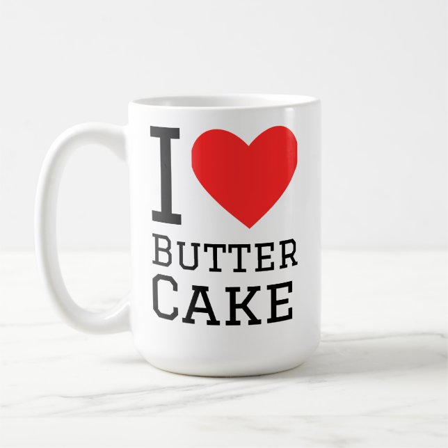 Mug J'adore le gâteau au beurre  (Gauche)
