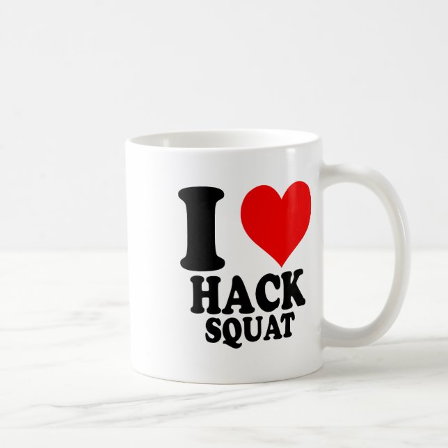 Mug J'adore le Hack Squat  (Droite)