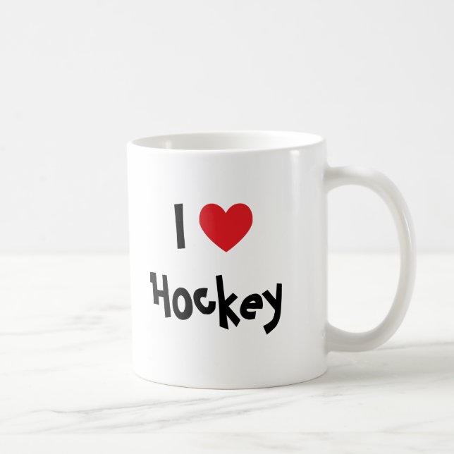 Mug J'adore le hockey (Droite)