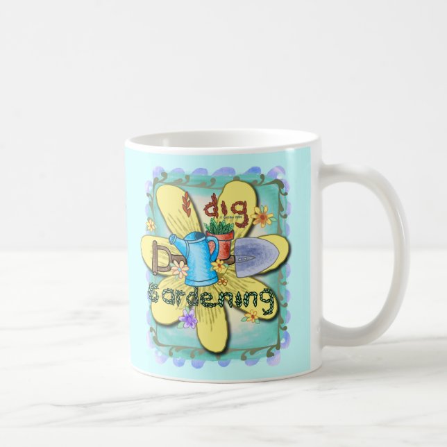 Mug J'adore le jardinage (Droite)