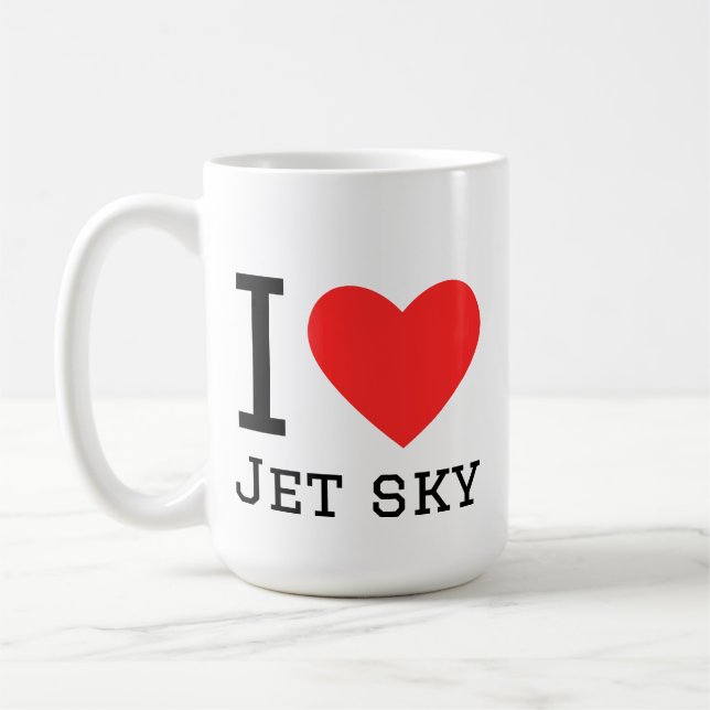 Mug J'adore le jet sky (Gauche)