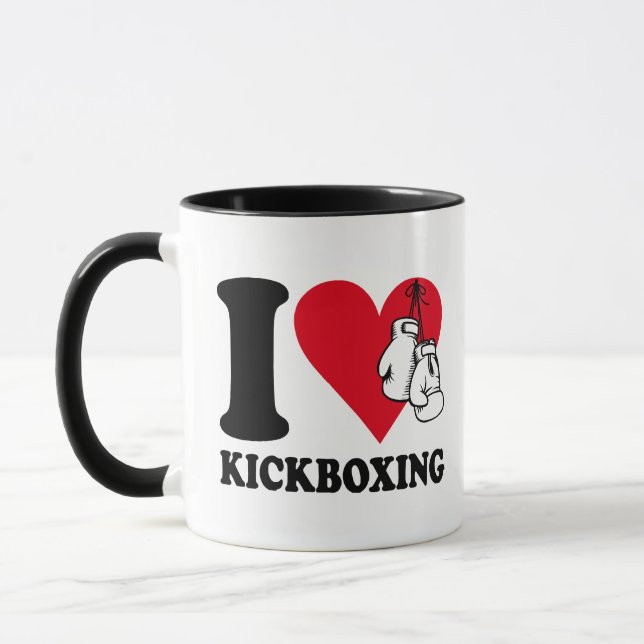 Mug J'adore le kickboxing (Gauche)