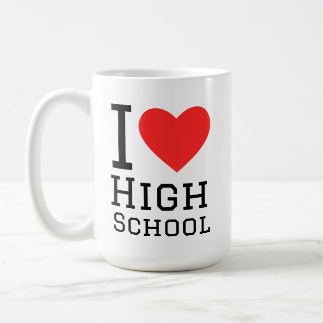 Mug J'adore le lycée (Gauche)