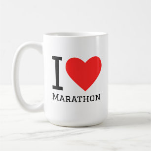Mug J'adore le marathon
