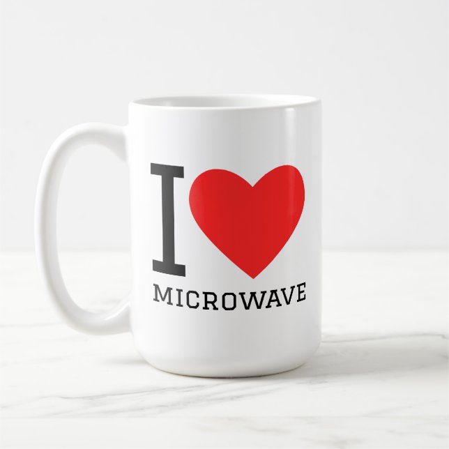 Mug J'adore le micro-ondes  (Gauche)