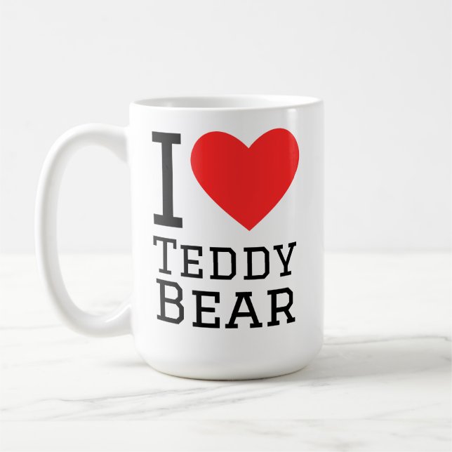 Mug J'adore le nounours (Gauche)