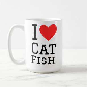 Mug J'adore le poisson-chat