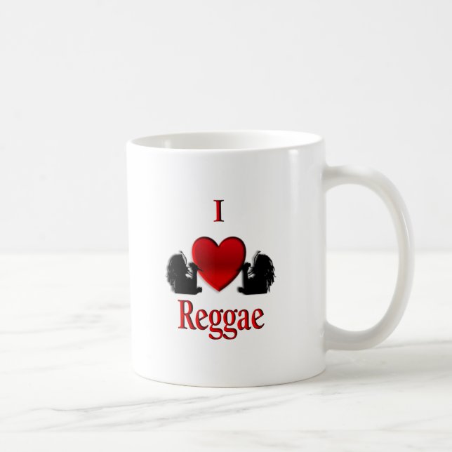 Mug J'adore le Reggae (Droite)