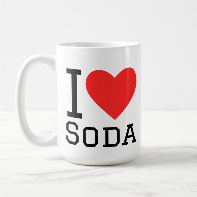 Mug J'adore le soda (Gauche)