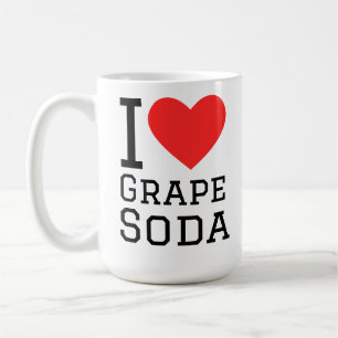 Mug J'adore le soda au raisin