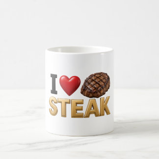 Mug J'adore le Steak - Mangeur de Viande Carnivore