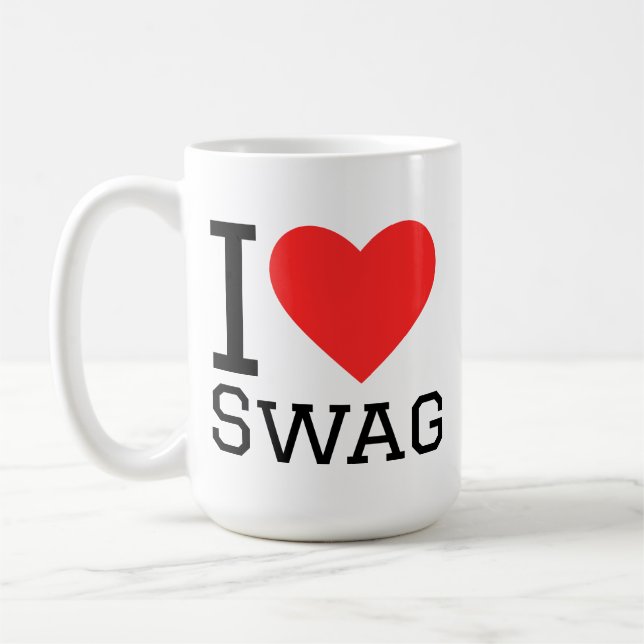 Mug J'adore le swag (Gauche)