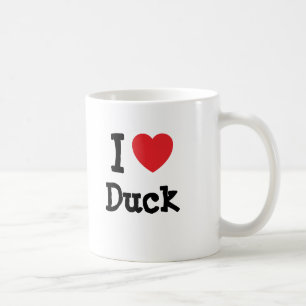 Mug J'adore le T-shirt de Duck heart