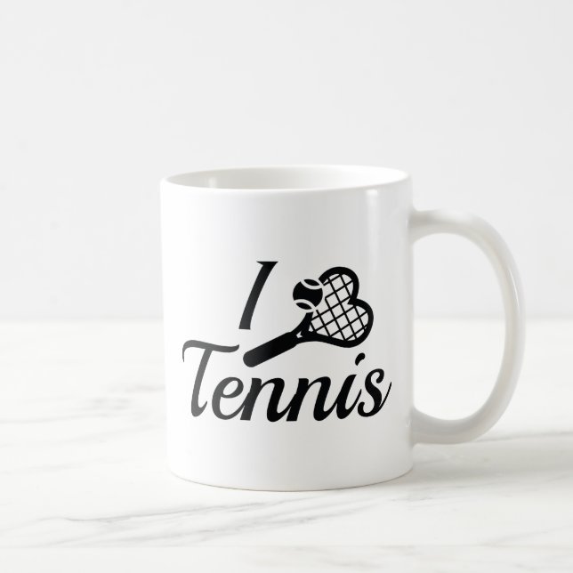 Mug J'adore le tennis (Droite)